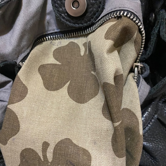 Lucky Brand slouchy black leather hobo bag. - Picture 11 of 16